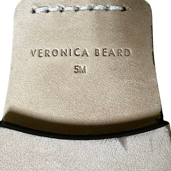 Veronica Beard NWOB Champlain Chain Leopard Suede Loafer Size 5M Gold Vamp - Picture 9 of 9